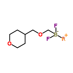 Potassium trifluoro[(tetrahydro-2H-pyran-4-ylmethoxy)methyl]borate(1-)图片