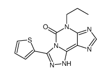 6-propyl-3-thiophen-2-yl-1H-[1,2,4]triazolo[3,4-f]purin-5-one Structure