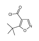 4-Isoxazolecarbonyl chloride, 5-(1,1-dimethylethyl)- (9CI) Structure