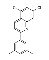 5,7-dichloro-2-(3,5-dimethylphenyl)quinoline结构式