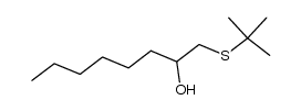 1-(tert-butylthio)octan-2-ol Structure