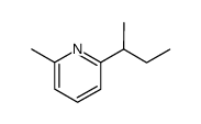 Pyridine, 2-methyl-6-(1-methylpropyl)- (9CI)结构式