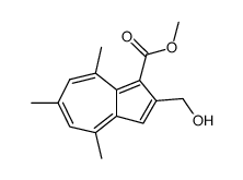 methyl 2-(hydroxymethyl)-4,6,8-trimethylazulene-1-carboxylate Structure