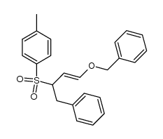 (E/Z)-1-benzyloxy-4-phenyl-3-(4-tolylsulfonyl)butene Structure