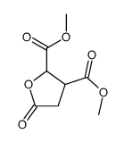 dimethyl 5-oxooxolane-2,3-dicarboxylate结构式