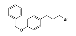 1-((4-(3-BROMOPROPYL)PHENOXY)METHYL)BENZENE Structure