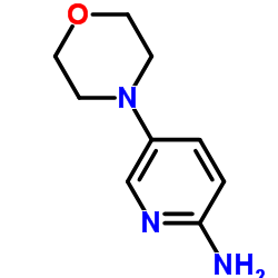 5-(4-Morpholinyl)-2-pyridinamine结构式