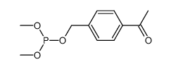 dimethyl p-acetylbenzyl phosphite Structure