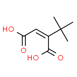 (Z)-2-tert-butylbut-2-enedioic acid structure