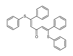 1,5-diphenyl-1,5-bis(phenylsulfanyl)penta-1,4-dien-3-one Structure