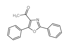 1-(2,5-diphenyl-1,3-oxazol-4-yl)ethanone Structure