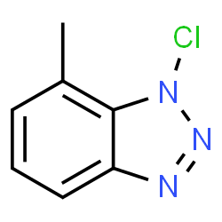 1H-Benzotriazole, C-chloro-C-methyl-结构式