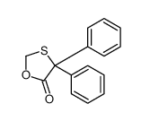 4,4-diphenyl-1,3-oxathiolan-5-one结构式