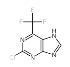 2-Chloro-6-(trifluoromethyl)-9H-purine structure