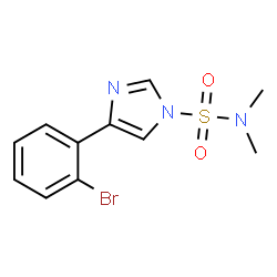 N,N-二甲基-4-(2-溴苯基)咪唑-1-磺酰胺图片