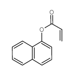 naphthalen-1-yl prop-2-enoate Structure