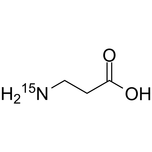 β-Alanine-15N structure