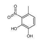 4-methyl-3-nitrobenzene-1,2-diol结构式