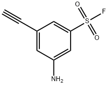 3-氨基-5-乙炔基苯磺酰氟结构式