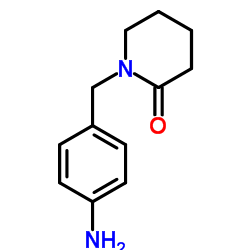 1-(4-AMINO-BENZYL)-PIPERIDIN-2-ONE structure