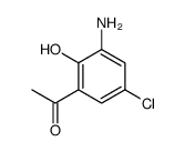 3-AMINO-5-CHLORO-2-HYDROXYACETOPHENONE结构式