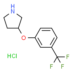 3-[(A,A,A-TRIFLUORO-M-TOLYL)OXY]-PYRROLIDINE HYDROCHLORIDE Structure