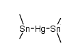 Bis(trimethylstannyl)quecksilber结构式