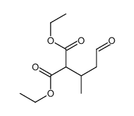 diethyl 2-(4-oxobutan-2-yl)propanedioate Structure