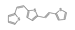 2,5-bis(2-thiophen-2-ylethenyl)thiophene Structure