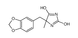 5-methyl-5-piperonylhydantoin Structure