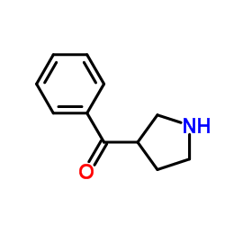 Phenyl(3-pyrrolidinyl)methanone structure