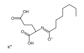 potassium,hydron,(2S)-2-(octanoylamino)pentanedioate结构式