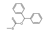 O-benzhydryl S-methyl xanthate结构式