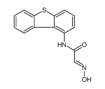 N-dibenzothiophen-1-yl-2-hydroxyiminoacetamide Structure