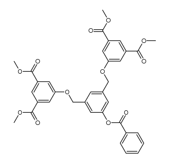 3,5-3,5-(dimethoxycarbonylphenoxymethyl)phenyl benzoate Structure