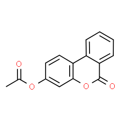 6-oxo-6H-benzo[c]chromen-3-yl acetate structure