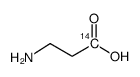 ALANINE, β-[1-14C] Structure