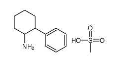 methanesulfonic acid, (1R,2R)-2-phenylcyclohexan-1-amine Structure