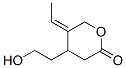 Tetrahydro-5-ethylidene-4-(2-hydroxyethyl)-2H-pyran-2-one结构式