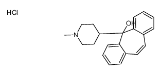 5-(1-methyl-4-piperidyl)-5H-dibenzo[a,d]cyclohepten-5-ol hydrochloride picture