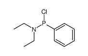 1-chloro-N,N-diethyl-1-phenylphosphanamine Structure