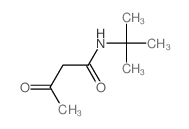 3-oxo-N-tert-butyl-butanamide Structure