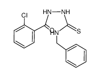 N-benzyl-2-(2-chlorobenzoyl)hydrazine-1-carbothioamide Structure