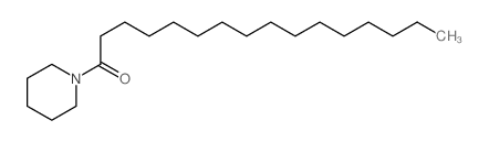 1-(哌啶-1-基)十六烷-1-酮结构式