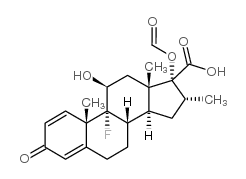 17β-羧基-17α-甲酰氧基地塞米松结构式