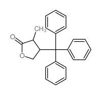 3-methyl-4-trityl-oxolan-2-one Structure