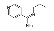 N'-propylpyridine-4-carboximidamide Structure