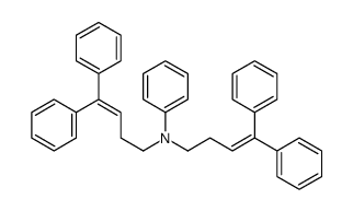 N,N-bis(4,4-diphenylbut-3-enyl)aniline结构式