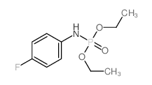 N-diethoxyphosphoryl-4-fluoro-aniline structure