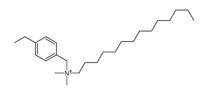 (4-ethylphenyl)methyl-dimethyl-tetradecylazanium Structure